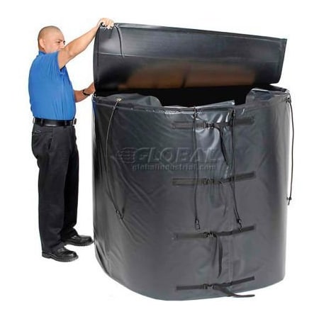 Powerblanket Insulated Tote Heating Blanket For 350 Gal IBC Steel Tote, Up To 145F, 120V TH350